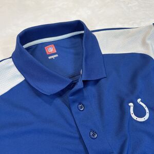Indianapolis Colts Golf Shirt - Collar Polo Football - NFL Team Apparel Size‎ L